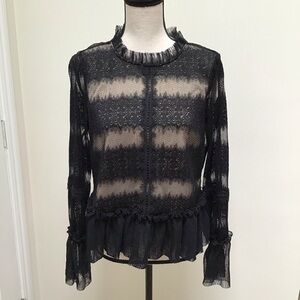 Foxiedox | NWT Black Lace Blouse
